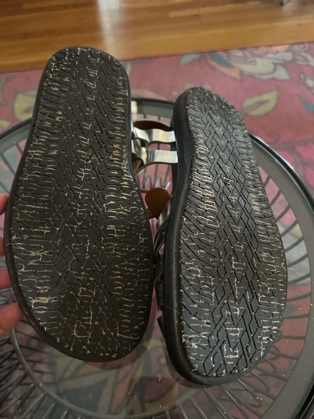 Marni Silver Metallic Woven Fisherman-style Sandals - Picture 4 of 9